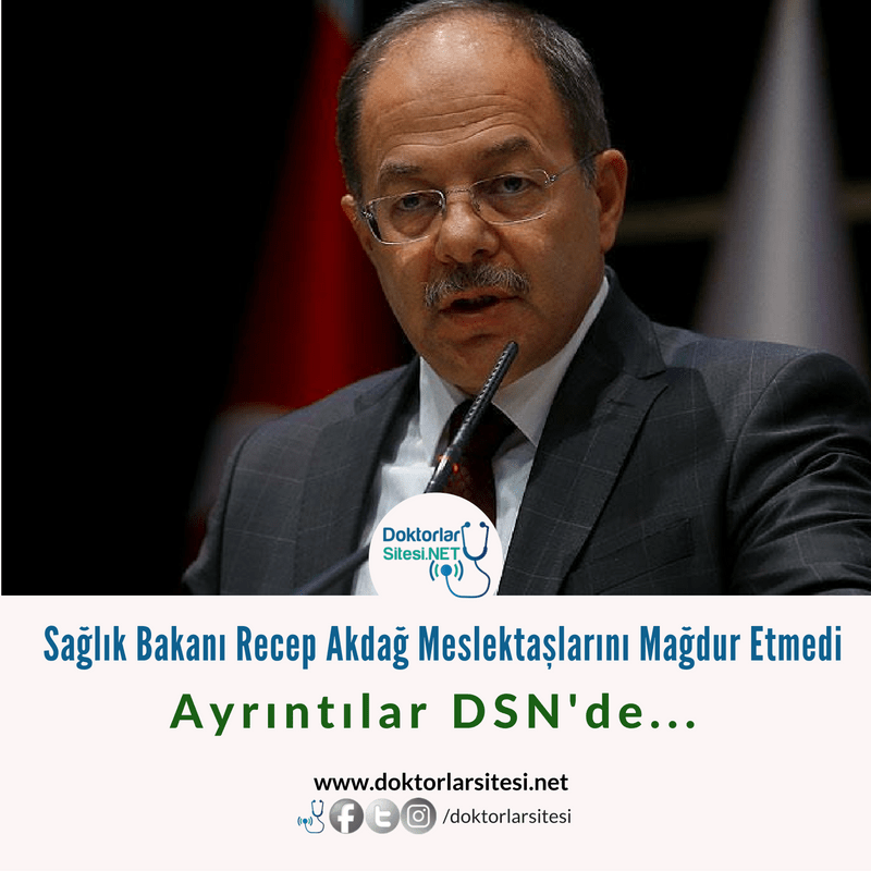 Sağlık Bakanımız Sayın Recep Akdağ’dan Mecburi Hizmet Doktorlarına&nbsp;Müjde!