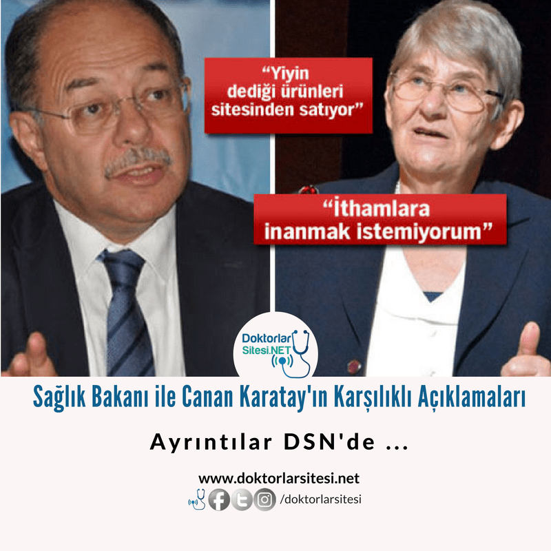 Önce Bakan Akdağ konuştu, Ardından Canan Karatay ve şimdi yine&nbsp;Akdağ!