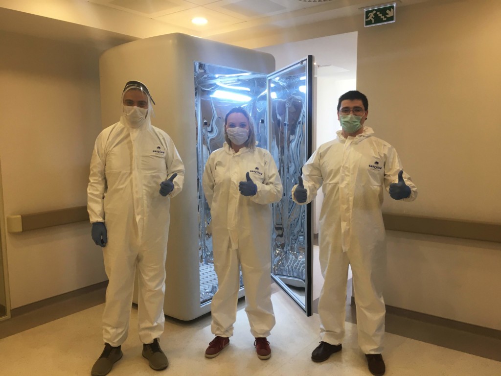 Türk Mühendisler Virüsü 30 saniyede öldüren Dezenfeksiyon Kabini&nbsp;tasarladı!