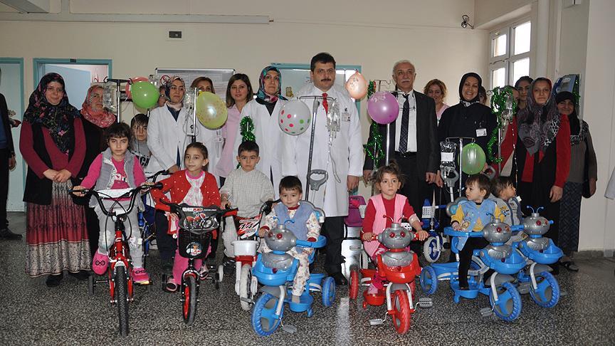 Serum Askılı Bisikletleri Çocuklar Çok&nbsp;sevdi