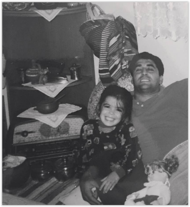 Babam ile o yıllardan bir kare