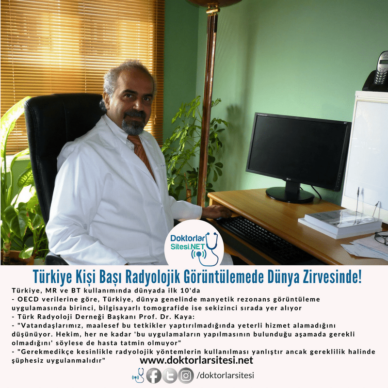 Türkiye Kişi Başı Radyolojik Görüntülemede Dünya&nbsp;Zirvesinde!