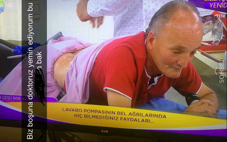 Türk Televizyonları Lavabo Pompasının Bir Faydasını Daha&nbsp;Buldu!