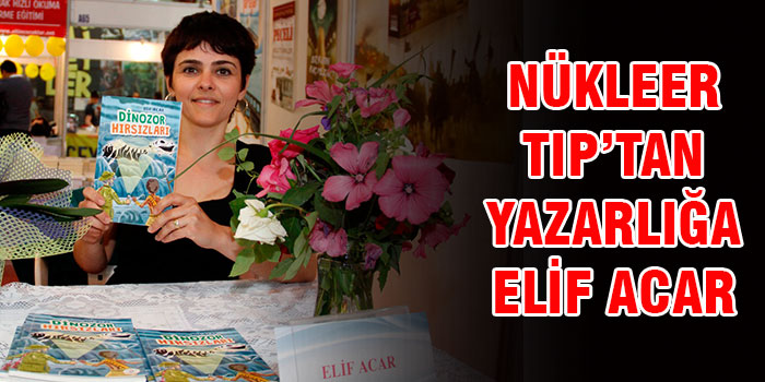 Nükleer Tıp Uzmanı çocuklar için kitap yazdı fuarda&nbsp;imzaladı