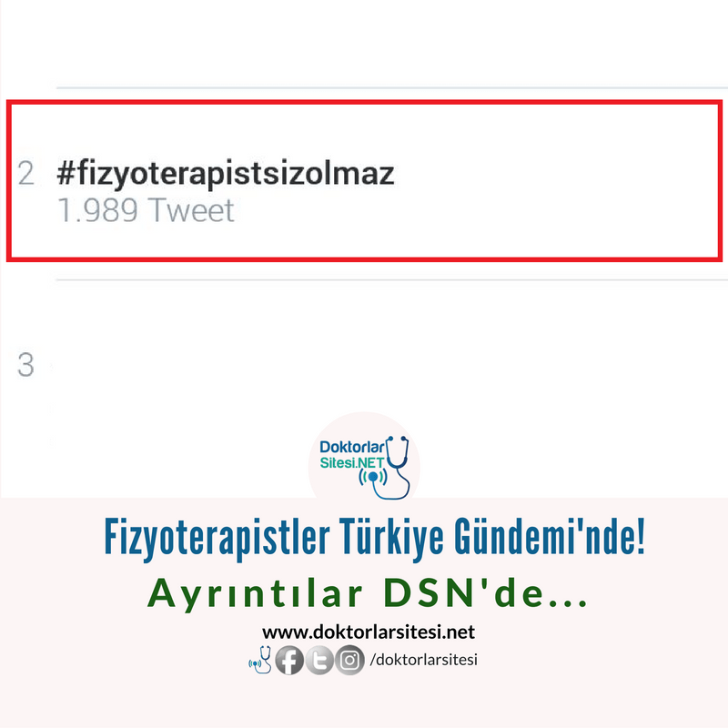 Fizyoterapistler Türkiye Gündeminde!
