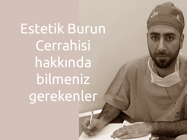 Op. Dr. Fatih IRMAK yazdı: Estetik Burun&nbsp;Cerrahisi