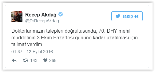 Sağlık Bakanı Recep Akdağ