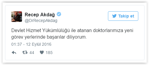 Sağlık Bakanı Recep Akdağ